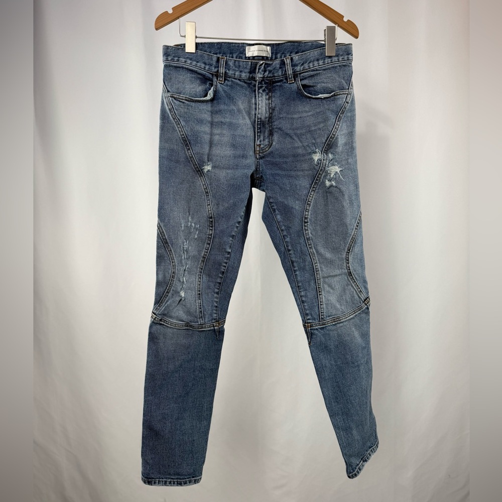 Faith Connexion Vintage Nat Denim‎ Running Jeans in Blue Size 33